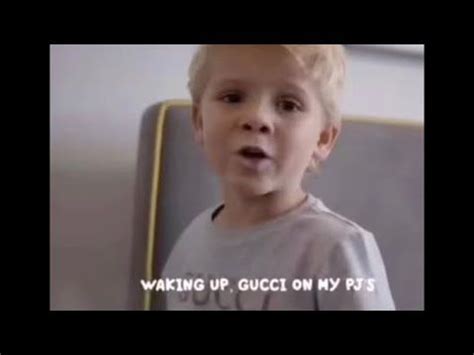 wake up gucci on my pjs|waking up gucci.